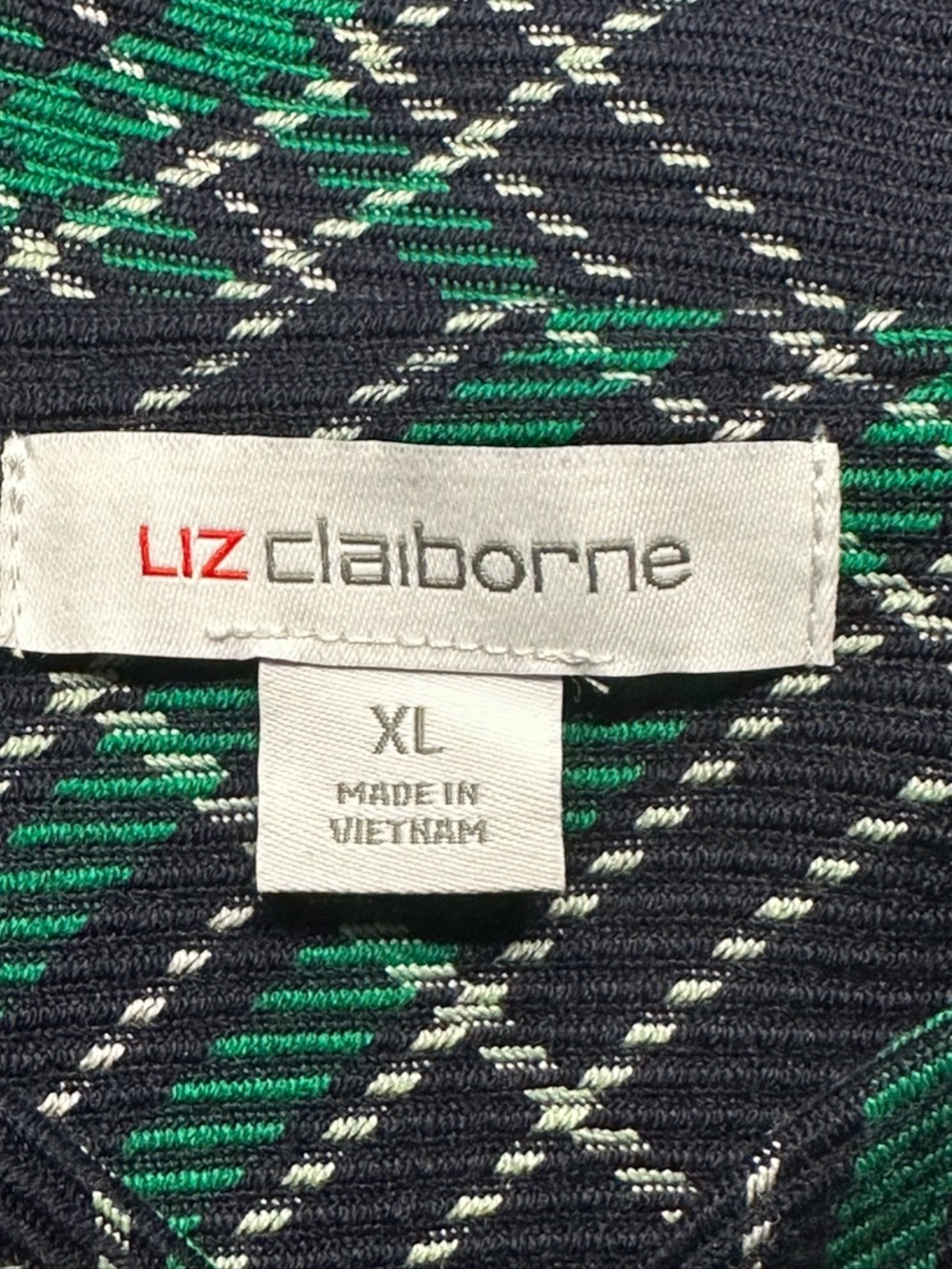 Liz Claiborne Women’s Bomber Jacket Plaid XL - Picture 7 of 8